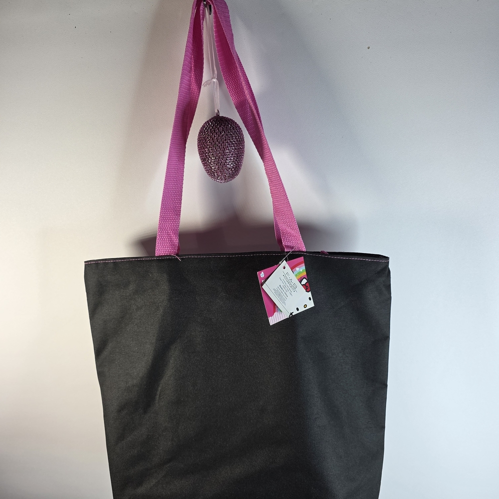 Hello Kitty Black and Pink Graphic Tote - Picture 2 of 7